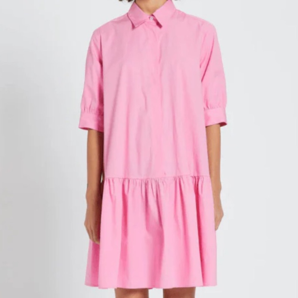 MARELLA Ebert Cotton Poplin 
Collared Shirt Dress - Picture 2 of 12